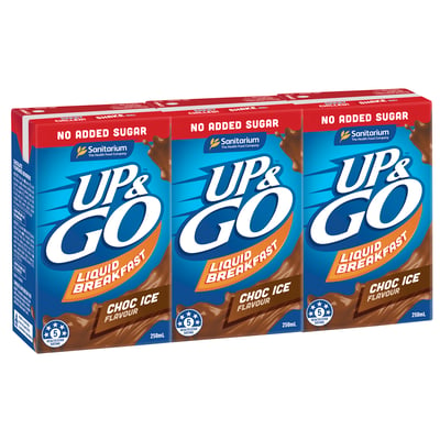 UP&GO™ No Added Sugar Choc Ice Flavour