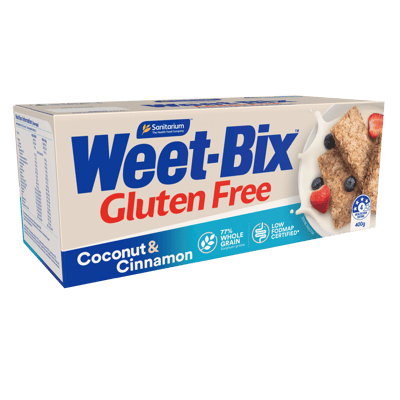 Weet-Bix™ Gluten Free with Coconut and Cinnamon with a hint of Cinnamon Flavour