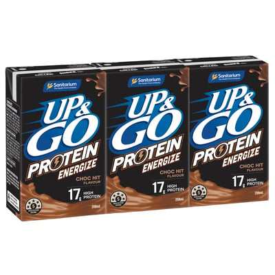 UP&GO™ Protein Energize Choc Flavour