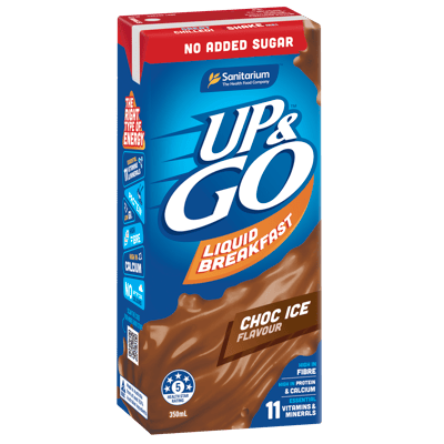 UP&GO No Added Sugar Choc Ice Flavour