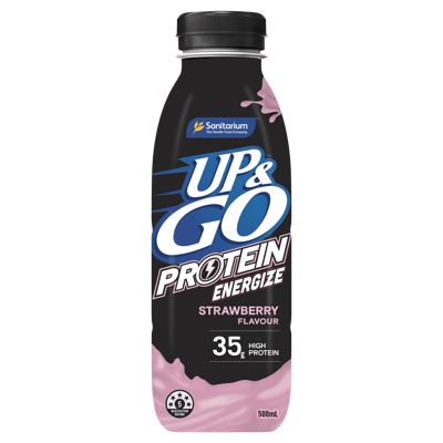 UP&GO™ Protein Energize Strawberry Bottle