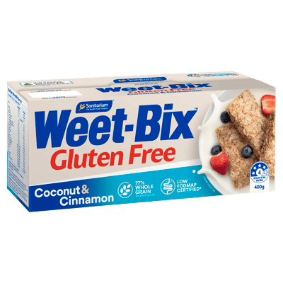 Weet-Bix™ Gluten Free with Coconut and Rice Puffs with a hint of Cinnamon Flavour